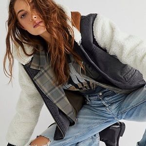 Free People Cozy Track Jacket